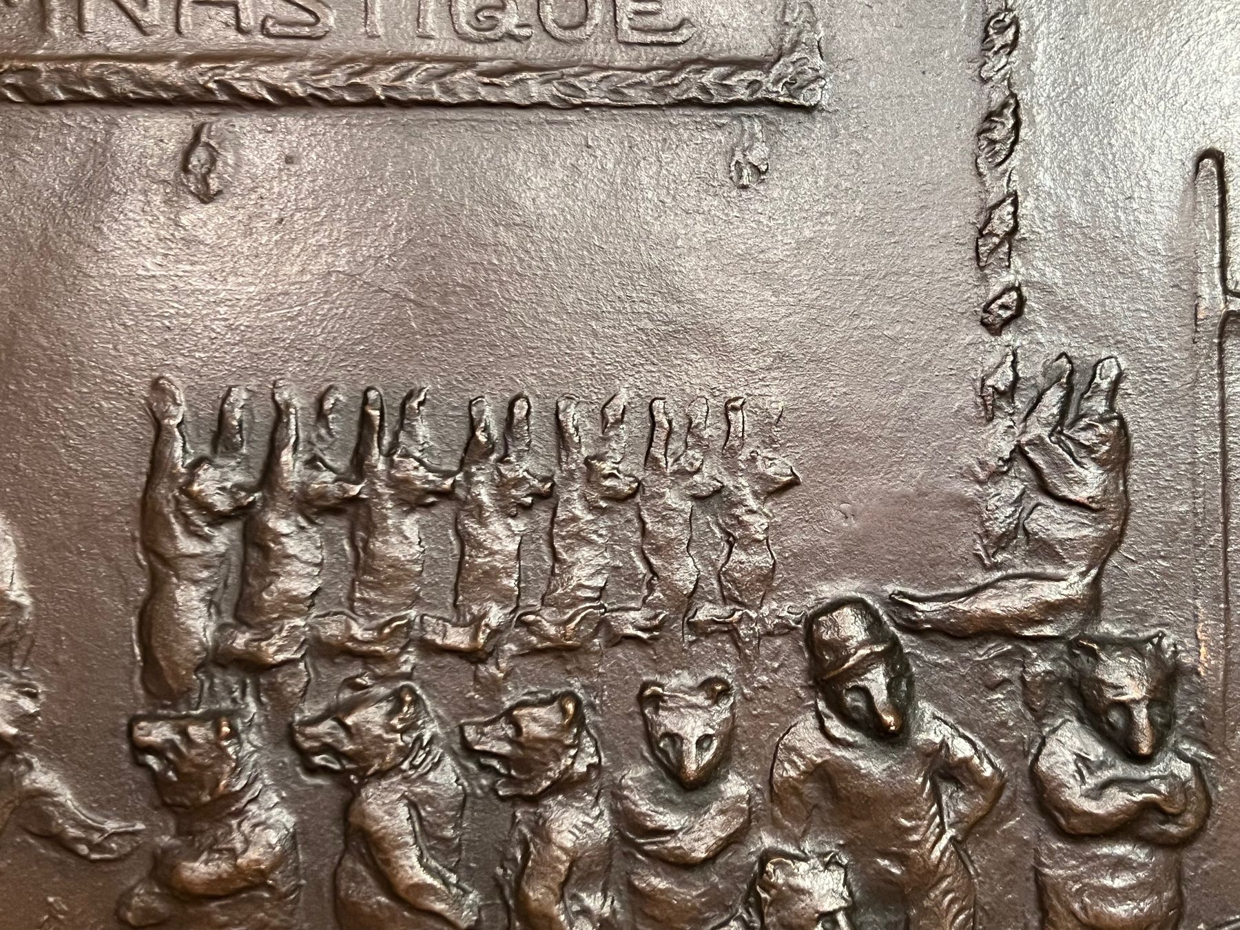 Piatti di portata: Bronzenplatte Eidgenössisches Turnfest Bern W. Müller – Usato da Biel/Bienne venduto da Jomazi 6