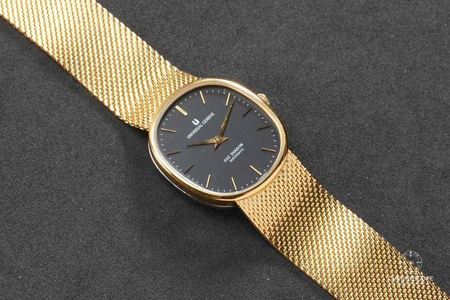 Universal Genève Uhren: Universal Geneve Gilt Shadow Ellipse Reference 566051 – Gebraucht aus Luzern von ChronoScope6004 1
