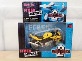 Set mit 8 Stk. Motorrad Maisto Fresh Metal 1:18 NEU OVP