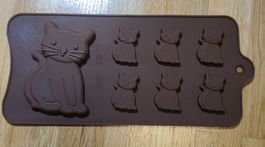 Fondant Silikonform Katze / Cats / Mold