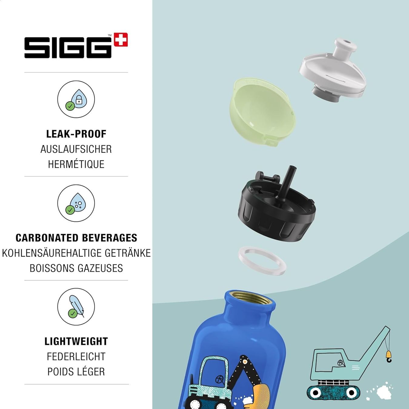 Sigg Borracce & Thermos: SIGG Trinkflasche Alu 3 dl oder 4dl - Auswahl – Nuovo e nell'imballaggio originale da Kägiswil venduto da nick333 2