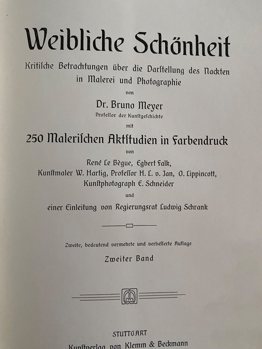 Libri: Bruno Meyer: Weibliche Schönheit, 1905 – Usato da Zürich venduto da JAD01 5