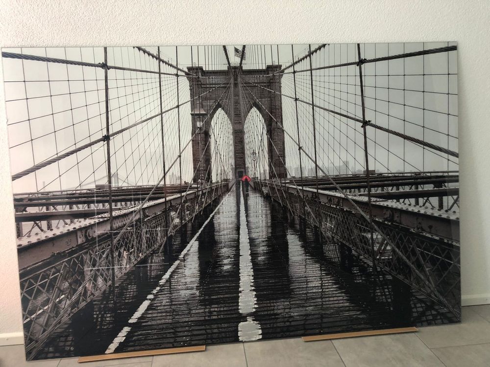 Pro-Art Glasbild „Mossy Bridge“ – 80 X 30 Cm, Digitaldruck Hinter Glas, Made In Germany