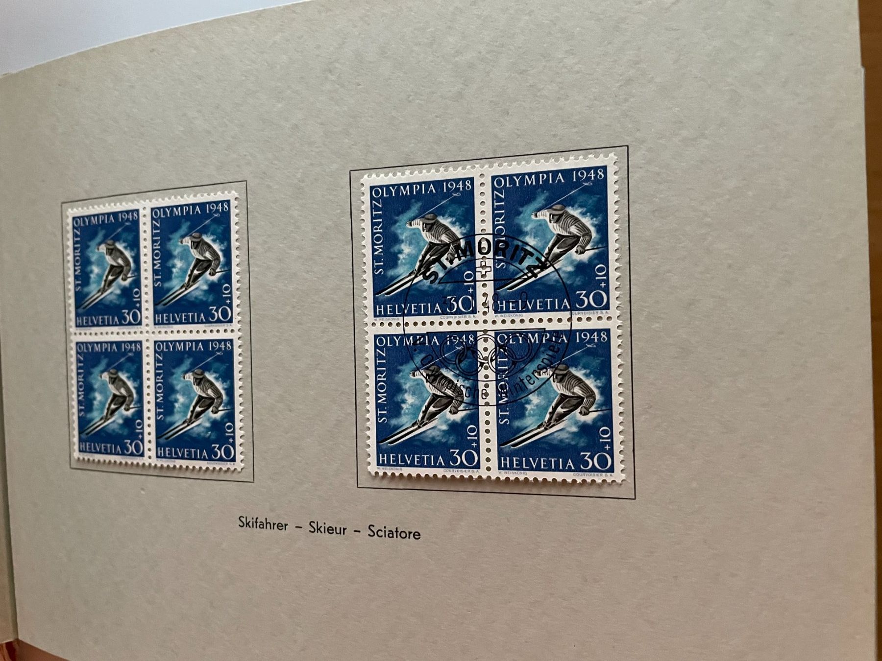 Tutti i francobolli: Winterolympiade 1948, PTT Büchlein – Nuovo (secondo la descrizione) da Menzingen venduto da Wlukas 5