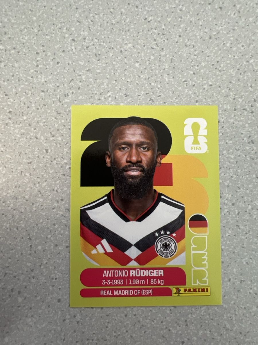 Panini Cartes à collectionner: Antonio Rüdiger GER WM2026 – Neuf (Voir description) à Grüt (Gossau ZH) par BOOOTSY