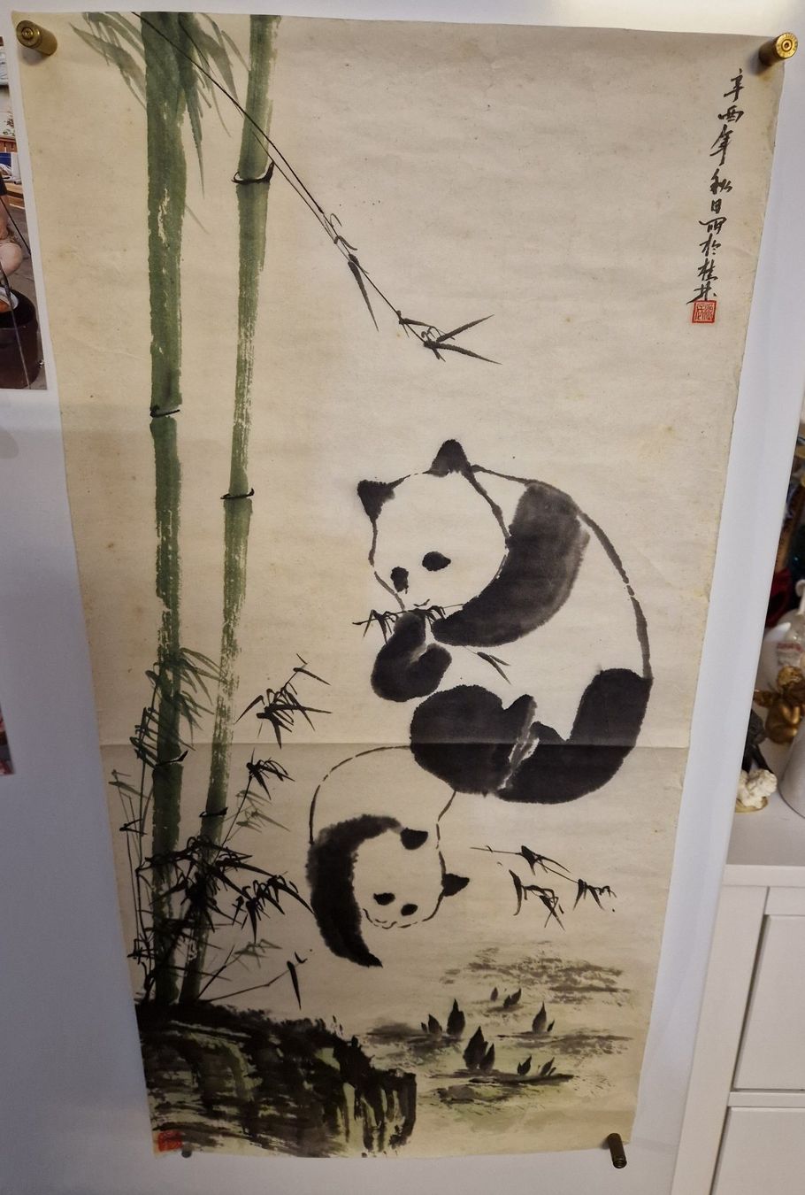 Tableaux: Rollbild Pandas China Signiert – D'occasion à Seedorf BE par Stibutz 1