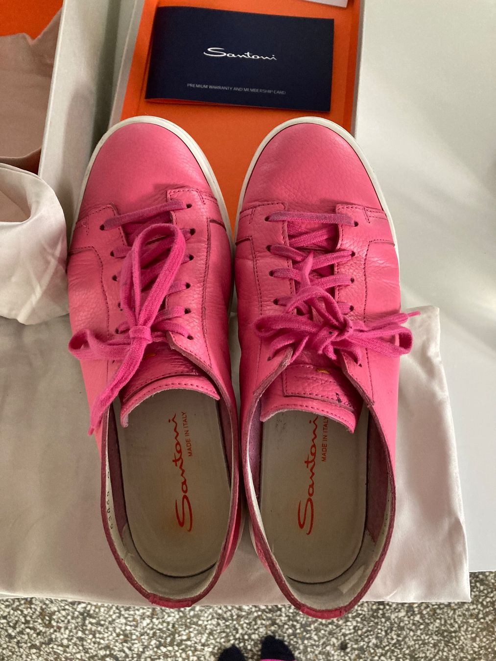 Santoni Scarpe da donna: Original Santoni 40 butterweiches Leder – Usato da St Gallen venduto da mayerka