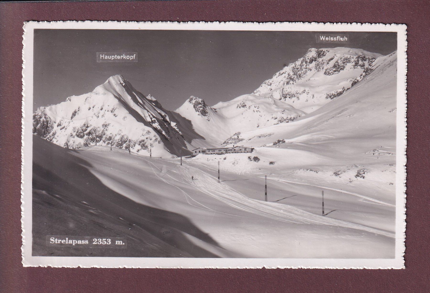 Cartoline postali: STRELAPASS - 1945 – Usato da Pully venduto da nicecards