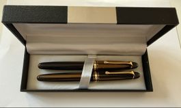 Füllfederhalter Leonardo da Vinci braun-schwarz Set neu