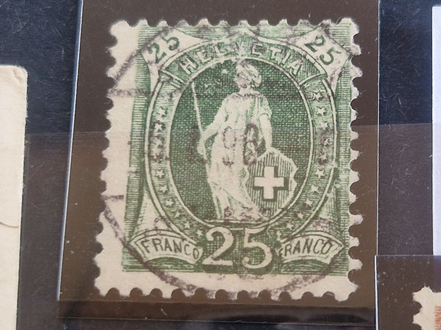 Alle Briefmarken: Stehende Helvetia, gute Stücke, ab 1.- – Gebraucht aus Burgdorf von Glossy01 1