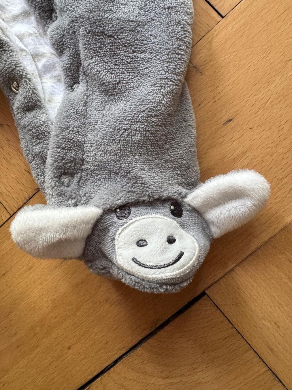 Pagliaccetti: Winter Baby Strampler mit Eselsohren Gr 50 – Usato da Bern venduto da LauraRebecca 1