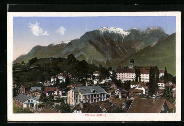 Cartoline postali: AK Pfäfers, Teilansicht, 1962 – Usato da Berlin venduto da bartko-reher