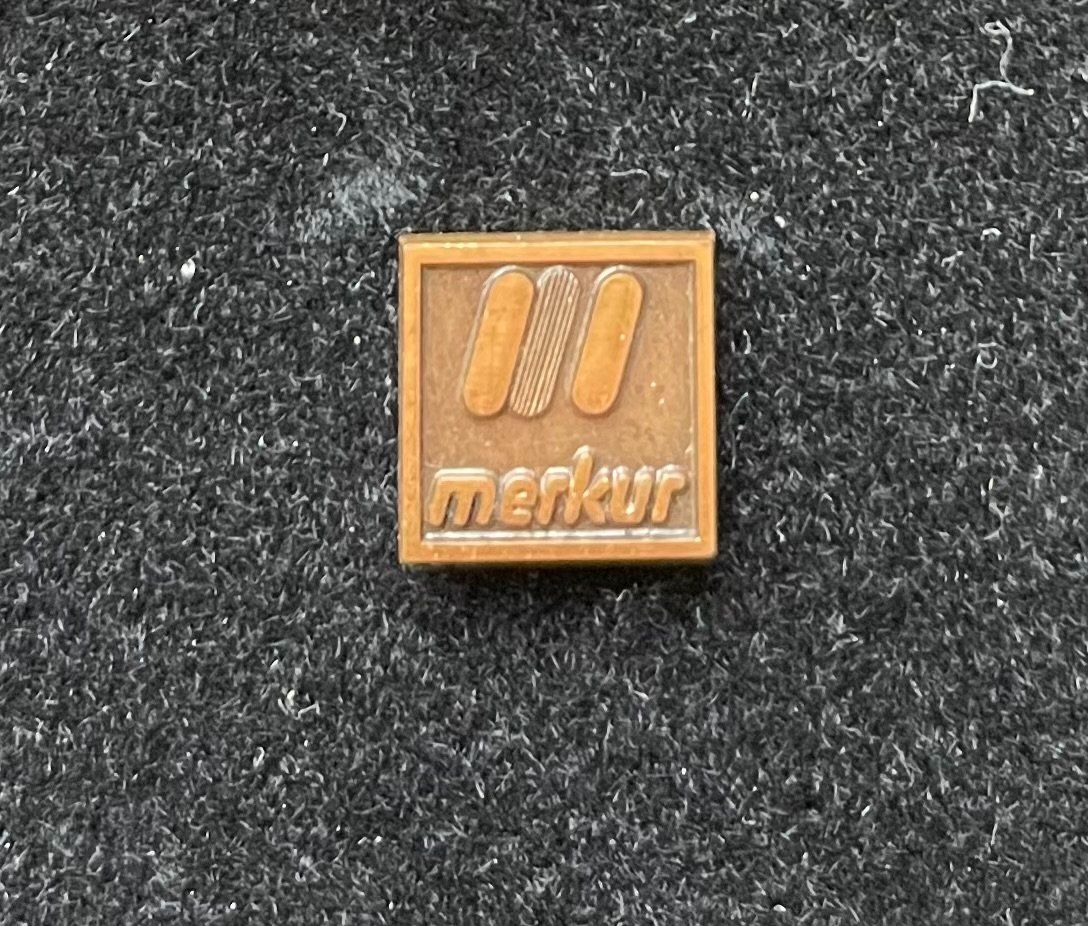 Plaketten & Abzeichen: Pin von Merkur, bronze, 90er – Neu (gemäss Beschreibung) aus Zell ZH von johsu79