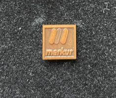 Pin von Merkur, bronze, 90er