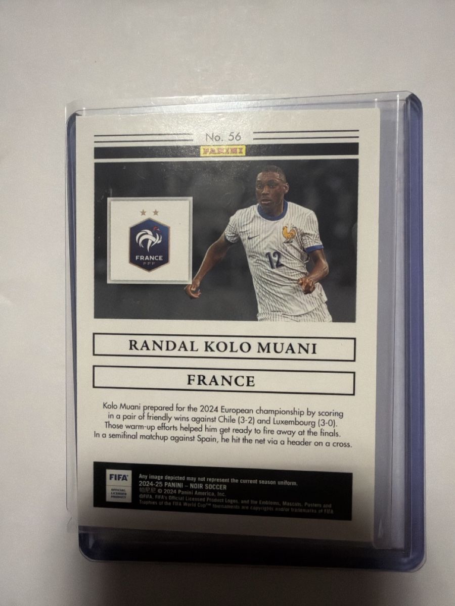 Panini Sammelbilder & Trading cards: Kolo Muani Noir Panini – Gebraucht aus S. Antonino von Mc2495 2