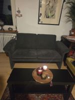 Graues kunstleder 2-Sofa von Skalma, sehr guter Zustand