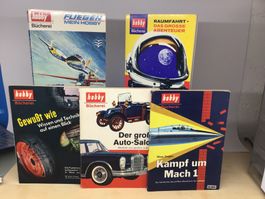 5 Hobby-Buecher, Retro, Vintage 60-70er