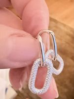 Silberne Ohrringe mit Zirkonia💎