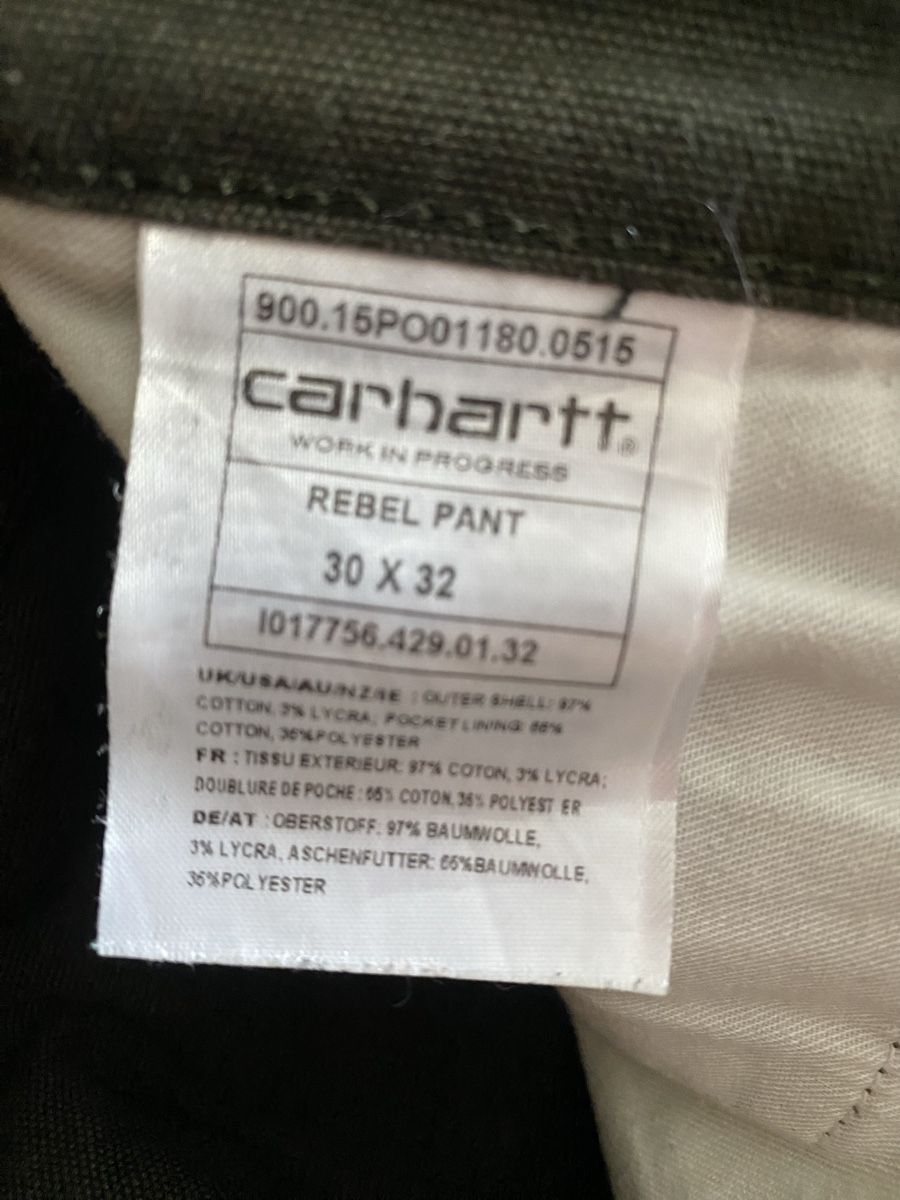 Carhartt Pantaloni: Carhartt Rebel Pants / Hose – Usato da Zürich venduto da kavebe 2