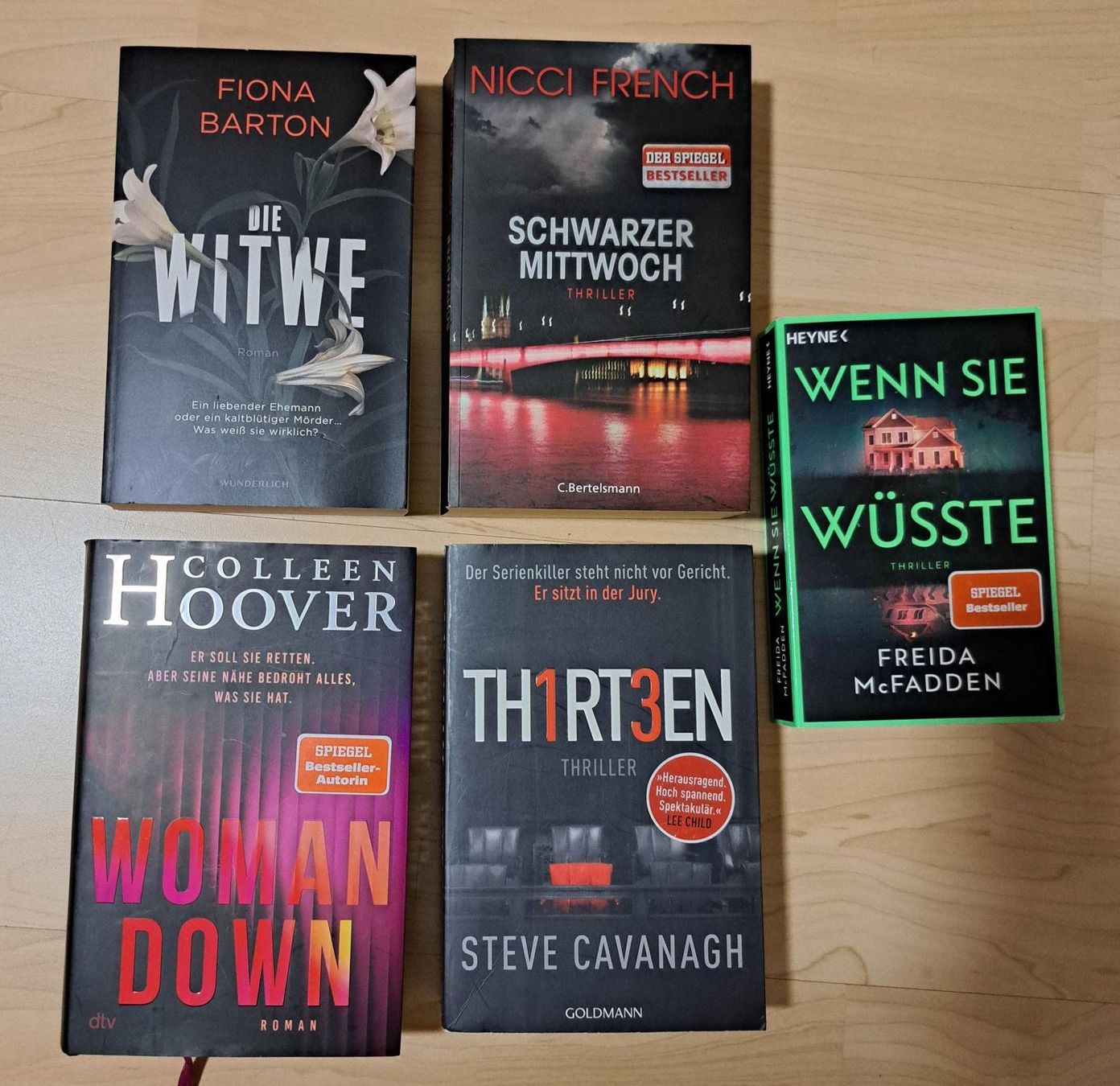 Libri: 5x Thriller, Bücherpaket, gemischt – Usato da Basel venduto da Patiscat
