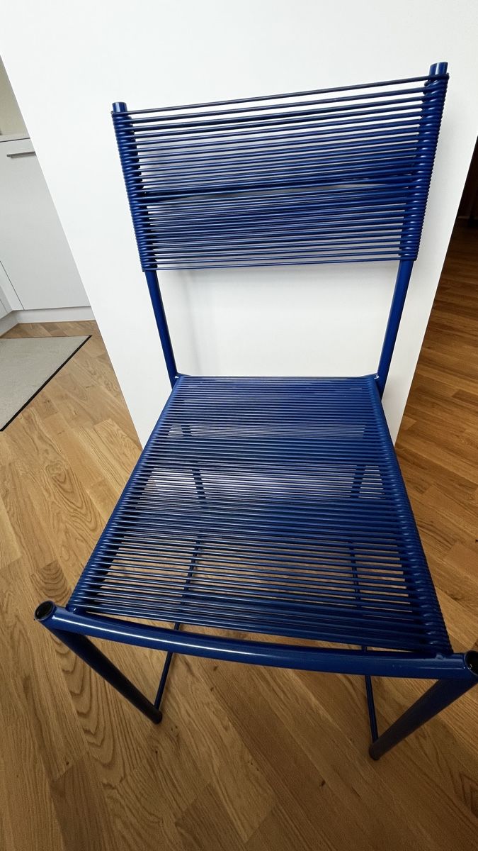 Sedie: 3 Stück Alias Stühle blau – Usato da Horw venduto da MaBu64 2