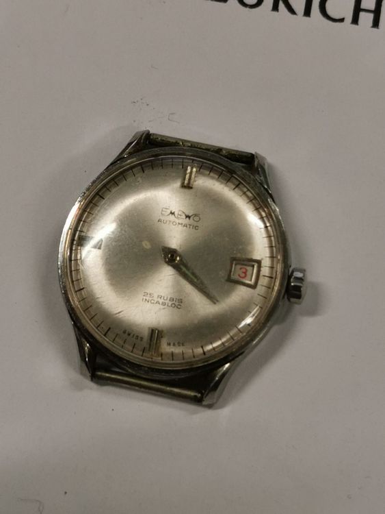 Cadran Horloger Pour Montre Novel Automatic 25 Rubis Incabloc – Neuf Sans étiquette, Marque Fraporlux