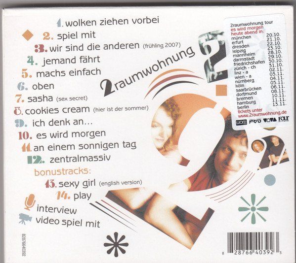 CD: CD 2raumwohnung - Es wird morgen (Digipak, 2007) – Usato da Möriken AG venduto da mineralia 1