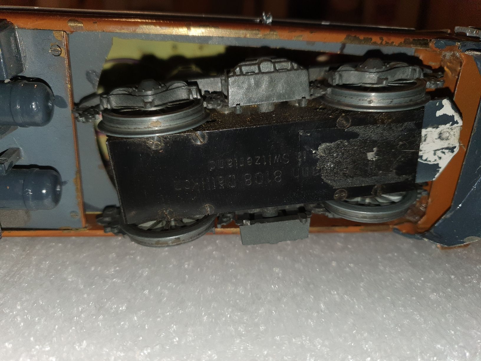 Hermann Modellini di ferrovie: BLS Ae 4/4 Werkstatt Modell Spur 0 DC – Usato da Münsingen venduto da wd65 6