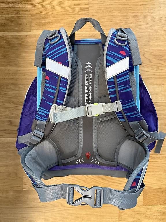 Step by Step Borse & Zaini: Step by Step Schulthek blau violett – Usato da Pfungen venduto da Mafo88 2