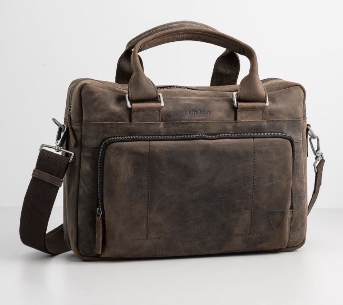 Strellson Borse: Strellson Notebooktasche,neu und unbenutzt,Echtleder – Nuovo e nell'imballaggio originale da Hitzkirch venduto da DM_7 1