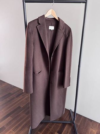 Brauner LouLou Studio Mantel, Gr. S (Wolle/Cashmere)