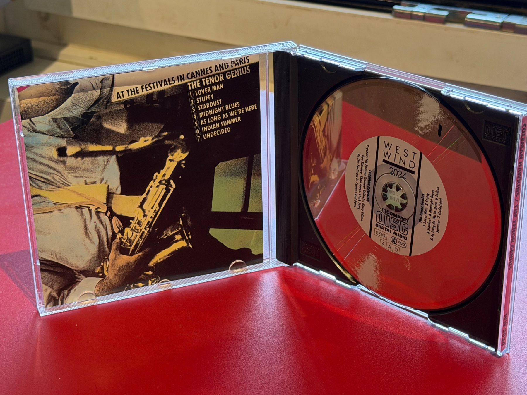 CD: Coleman Hawkins - The Tenor Genius - HF41B – Usato da Küsnacht ZH venduto da JazzRecords 2