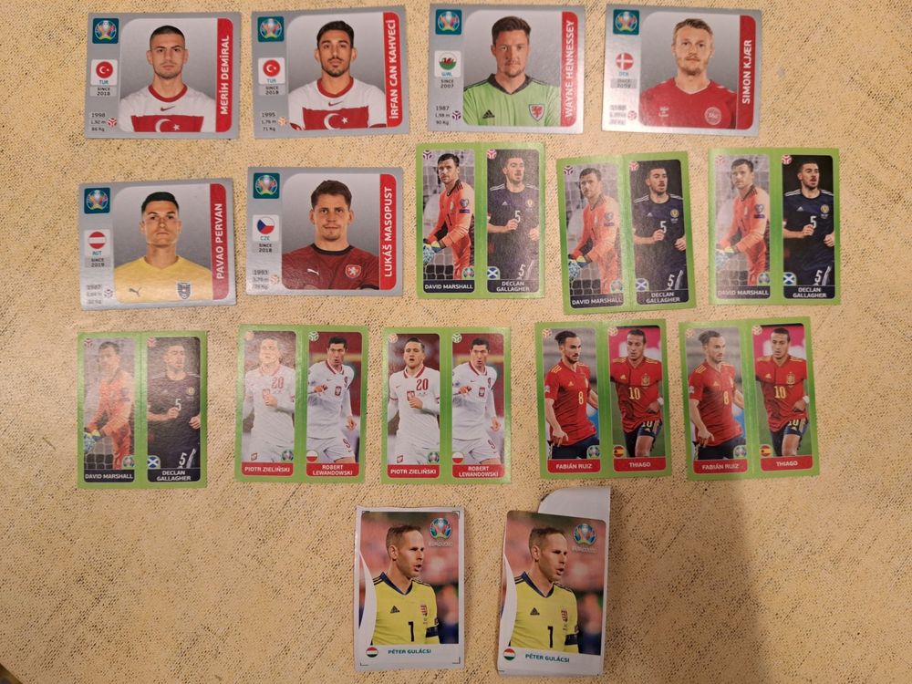 16 x PANINI Euro 2020 stickers (2 Coca Cola) (Gebraucht) in Genestrerio ...