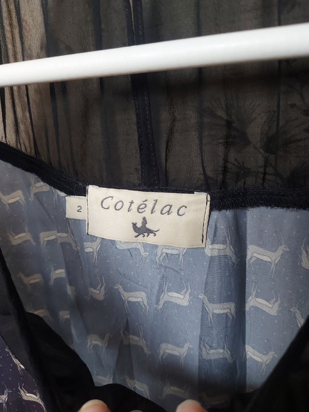 Vestiti: Robe fluide Cotélac 100% soie - T. M/L – Usato da Lausanne venduto da Super-cerise 2