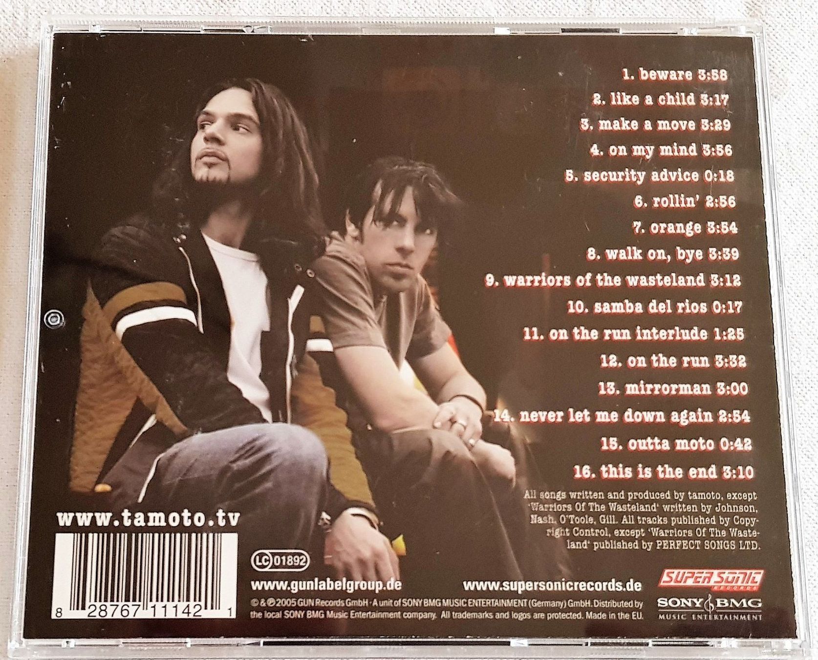 CDs: Tamoto – Clemenza - CD - 2005 - First Press - Supersonic Rec – D'occasion à Uster par Zardodel 1