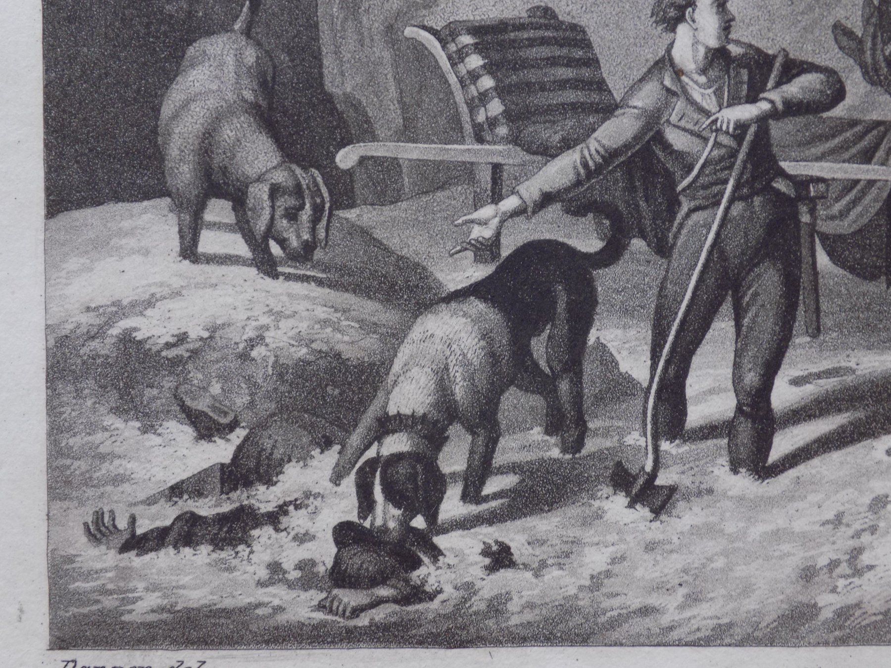 Gravures: L'avalanche Valais Bourg-St-Pierre – D'occasion à Risch par Rischli15 7