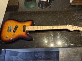 E-Gitarre G&L Tribute ASAT Special 2009 Sunburst mit Gig bag