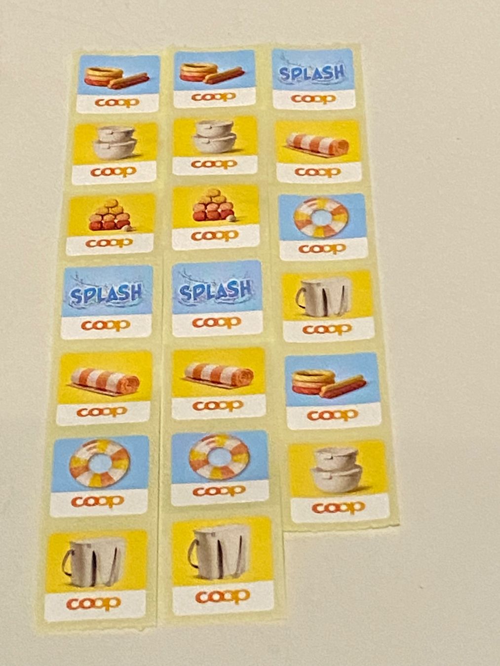 Coop Raccolte di bollini & punti: Coop Splash 20 Sammelmarken – Nuovo (secondo la descrizione) da Dietlikon venduto da sepiwaku