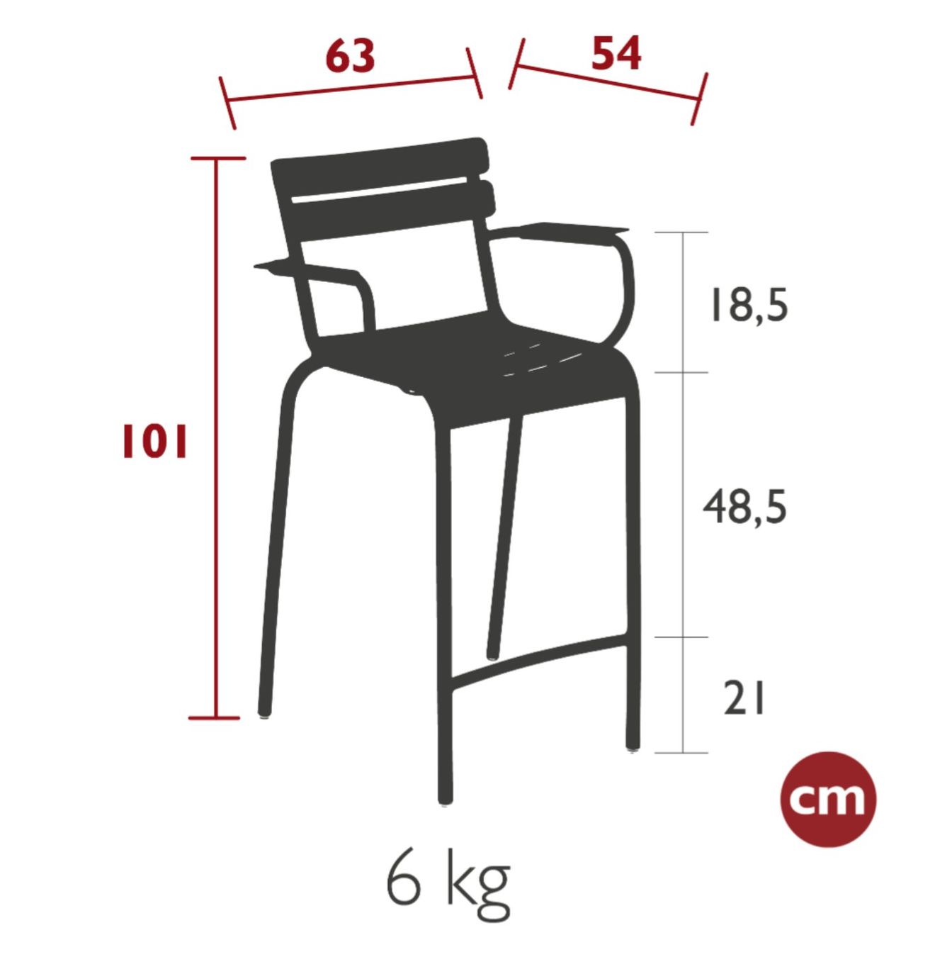 Fermob Sgabelli: Tabouret "Luxembourg" Fermob – Usato da Cully venduto da guarnero 2