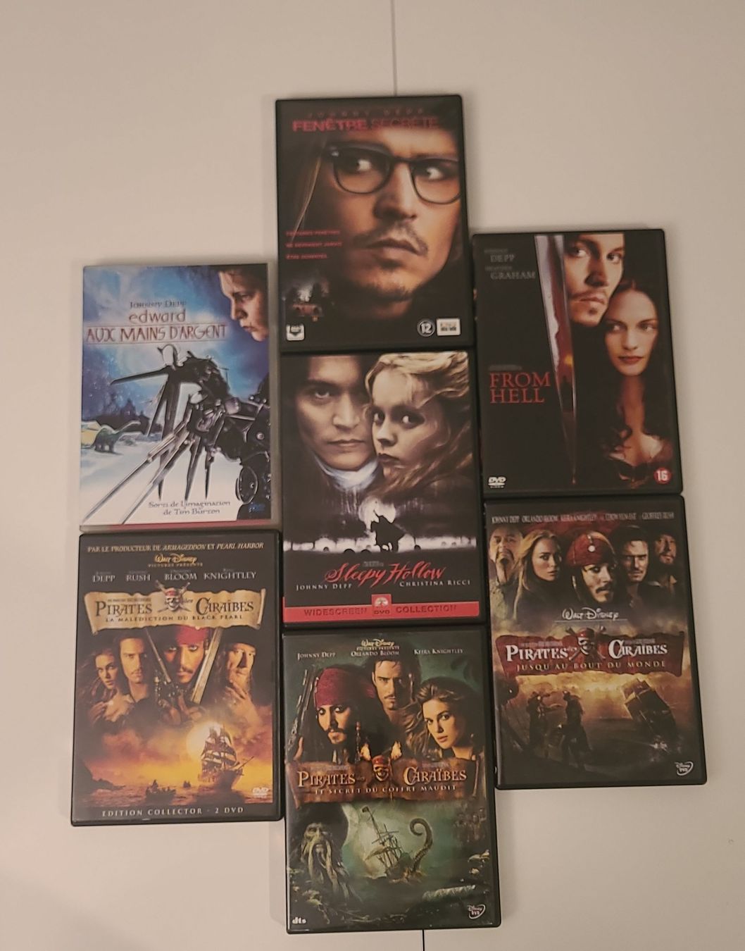 Tutti i DVDs: Collection de 7 DVD Johnny Depp – Usato da Morges venduto da AngelBliss