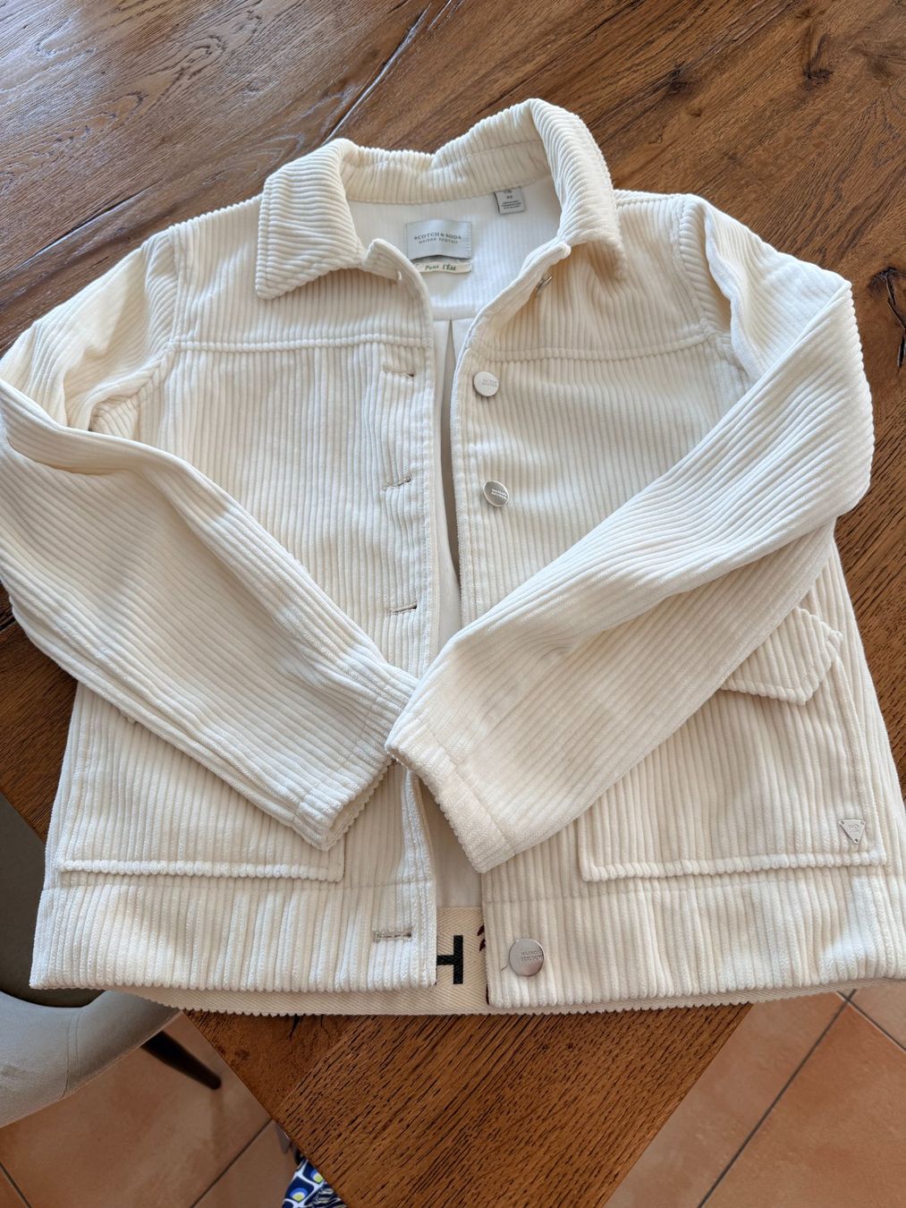 Maison Scotch Giacche: Maison Scotch Cords Jacket Gr.34 Creme – Usato da Nuerensdorf venduto da ghi_b7xs 1