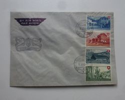 Satzbrief 1948 mit ZNr. B38-B41 auf nur einem Brief