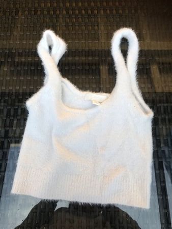 Mädchen Top weiss XS (140/146)