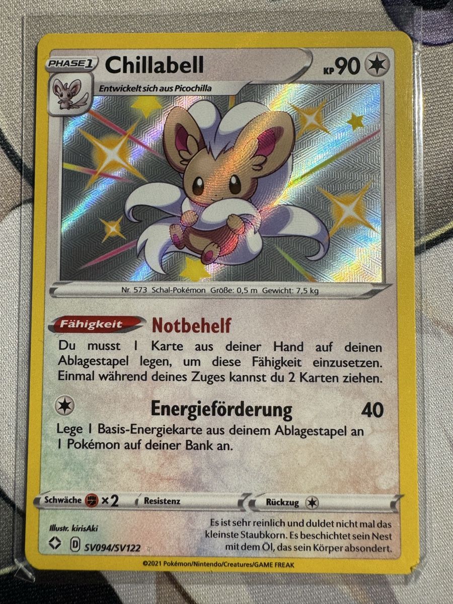 Pokémon Carte collezionabili: Chillabell SV094/SV122 DE – Nuovo (secondo la descrizione) da Therwil venduto da CarottiCards