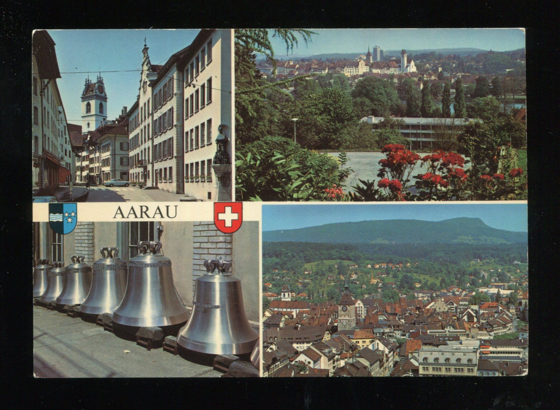 Cartoline postali: Aarau, 4-Bild-AK – Usato da Aarau venduto da Elmaar41