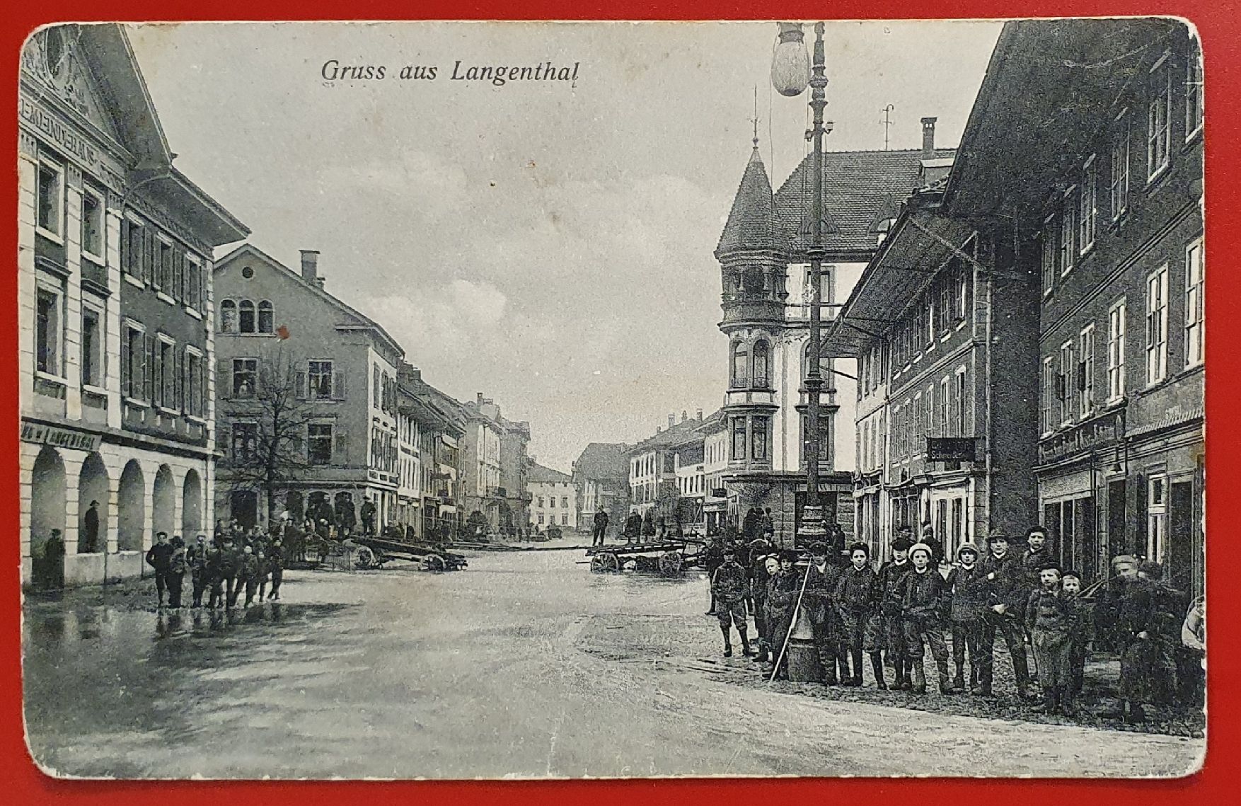 Cartoline postali: Gruss aus Langenthal 1921 – Usato da Kreuzlingen venduto da Rschweiz1