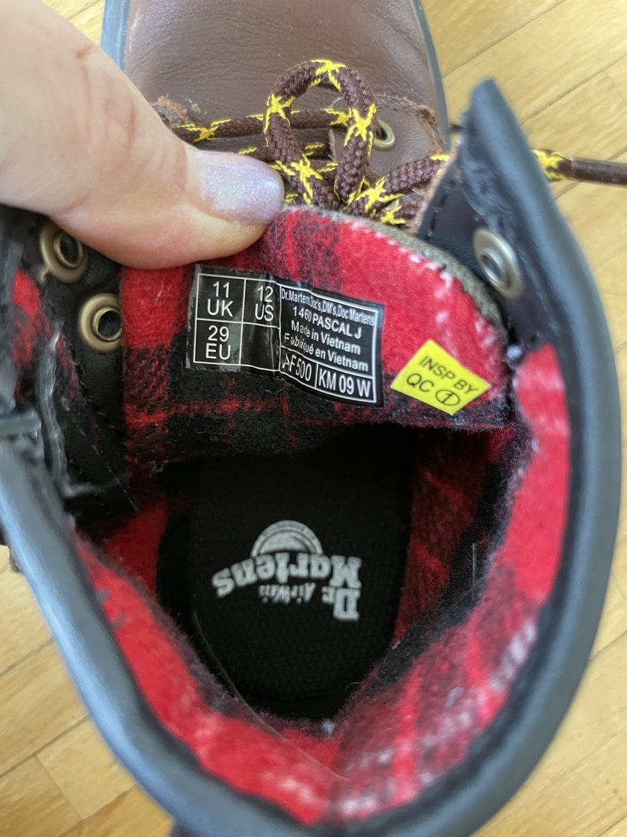 Dr. Martens Scarpe da uomo: Dr. Martins Panel Canvas Lederstiefel gr. 29 – Nuovo (secondo la descrizione) da Schlieren venduto da kca_2mlx 3