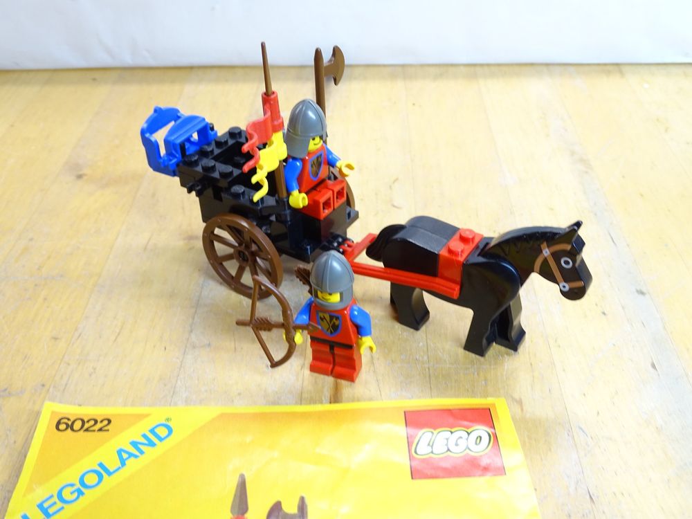 Lego 6022 Ritter Horse Cart, Komplett mit Bauanleitung (Gebraucht) in ...