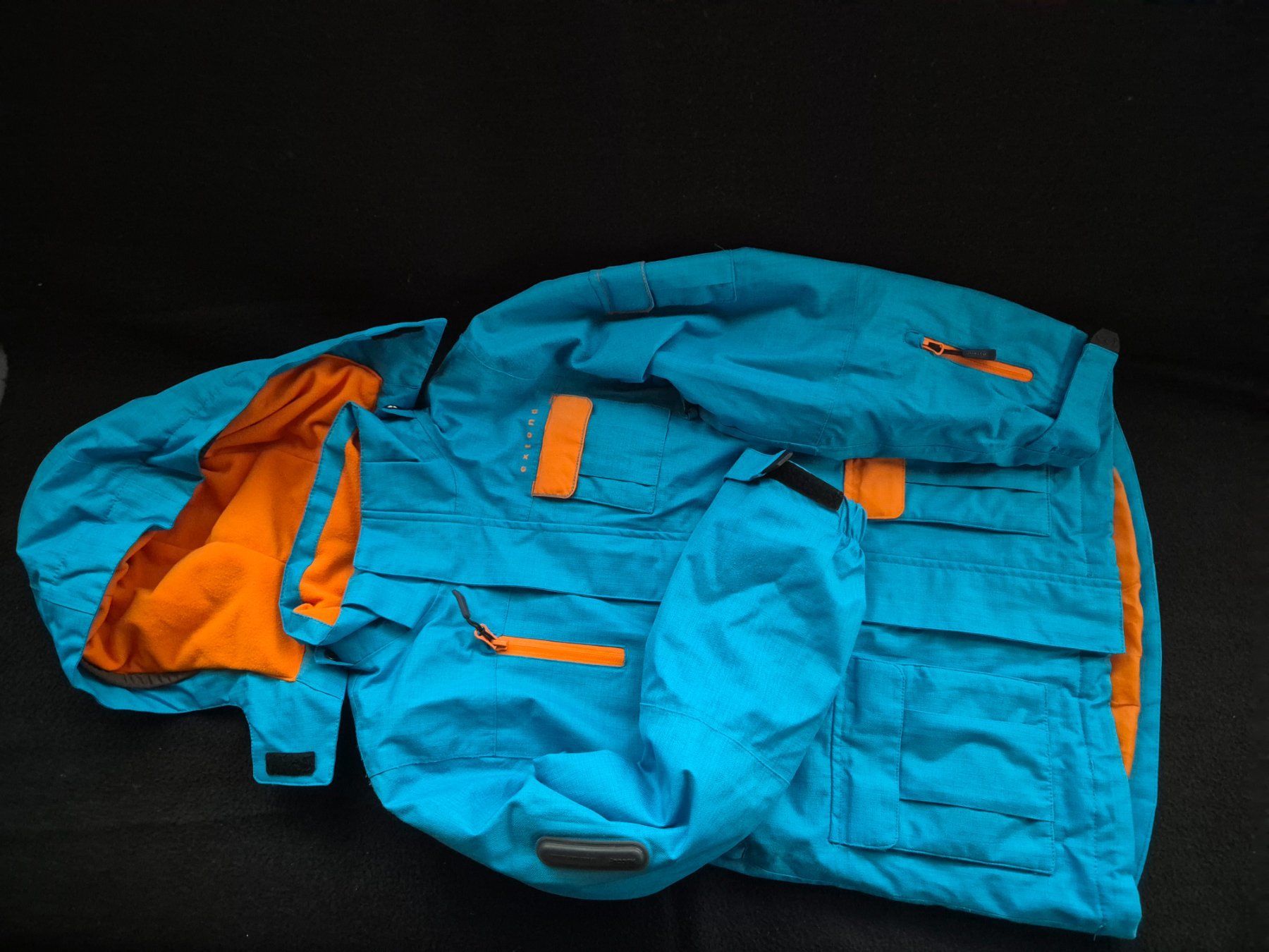 Completi: Ski-/Snowboardanzug Gr. 128 blau-orange – Usato da Winterthur venduto da Butzel 2