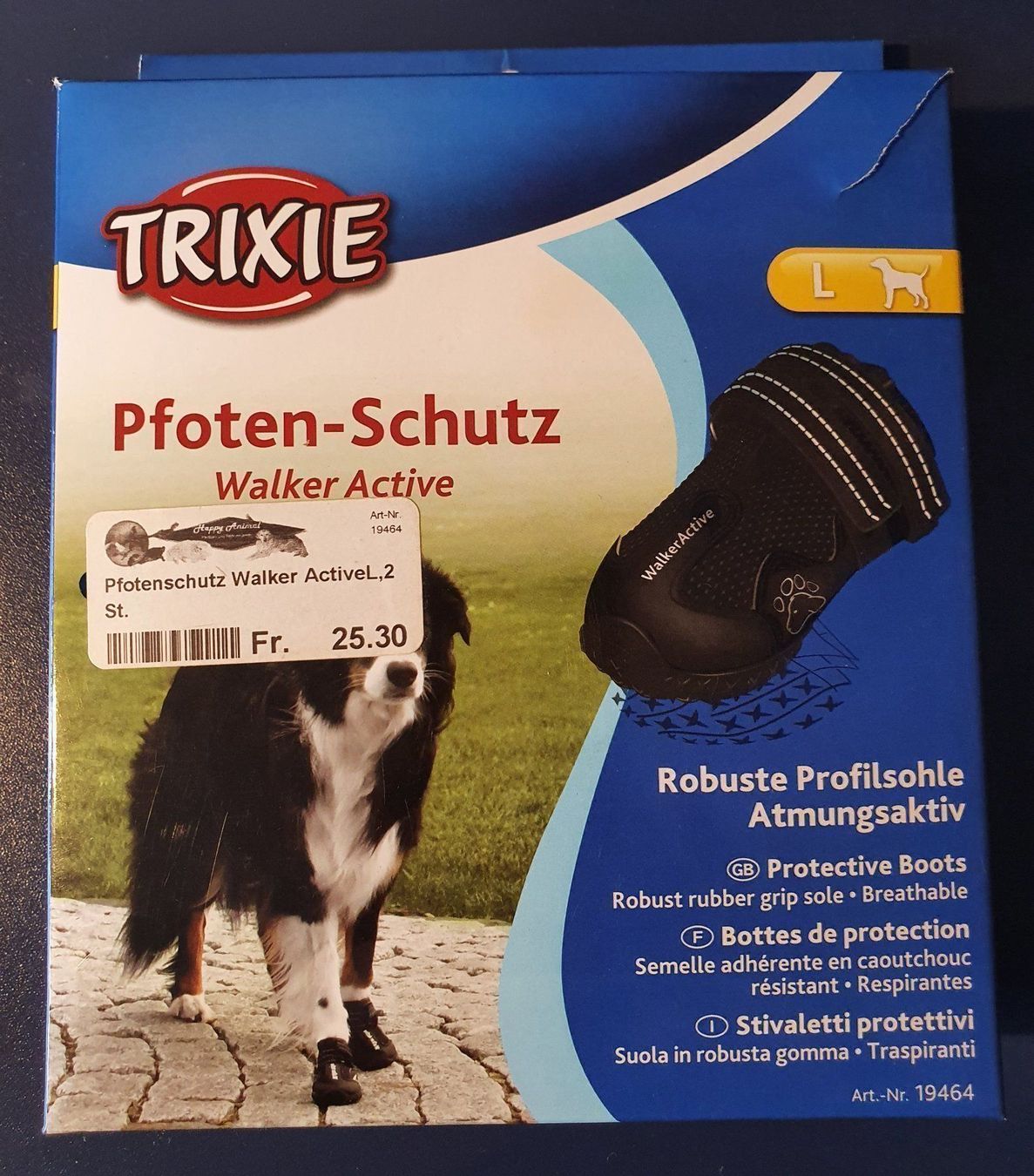 Abbigliamento: Neu: TRIXIE Pfoten Schutz Gr. L – Nuovo e nell'imballaggio originale da Muri AG venduto da Edlerweiss